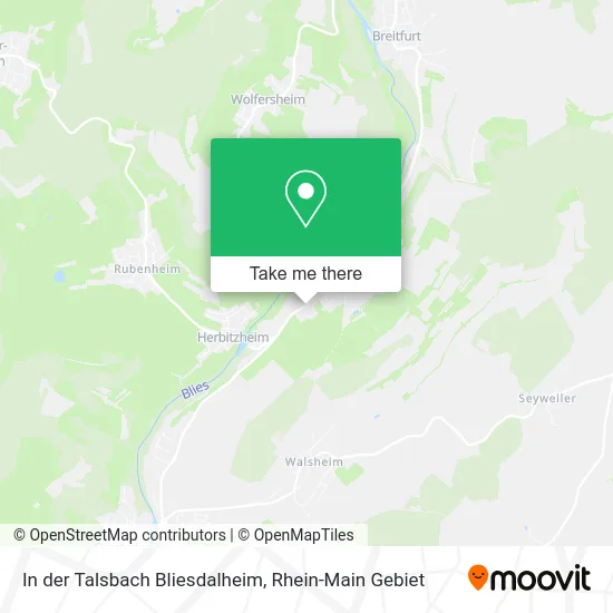 Карта In der Talsbach Bliesdalheim