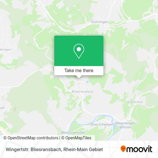 Карта Wingertstr. Bliesransbach