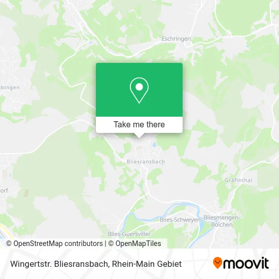 Wingertstr. Bliesransbach map