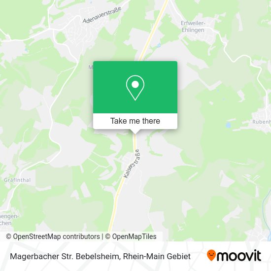 Карта Magerbacher Str. Bebelsheim