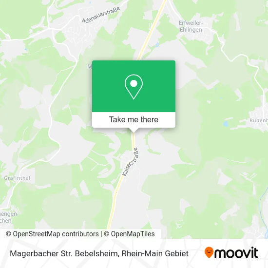 Карта Magerbacher Str. Bebelsheim