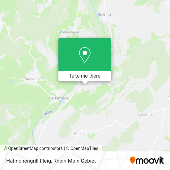 Карта Hähnchengrill Fleig