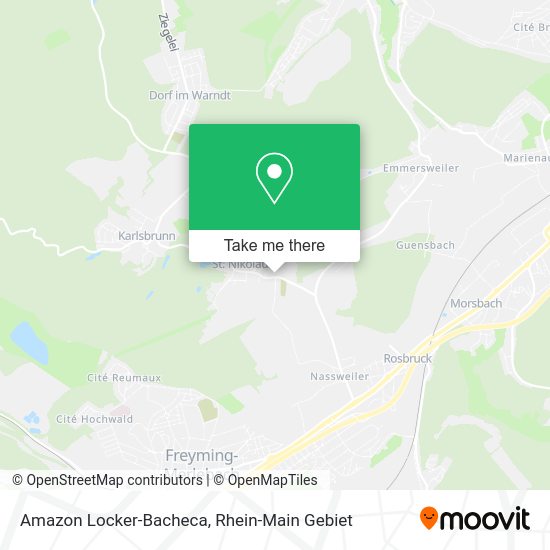 Карта Amazon Locker-Bacheca
