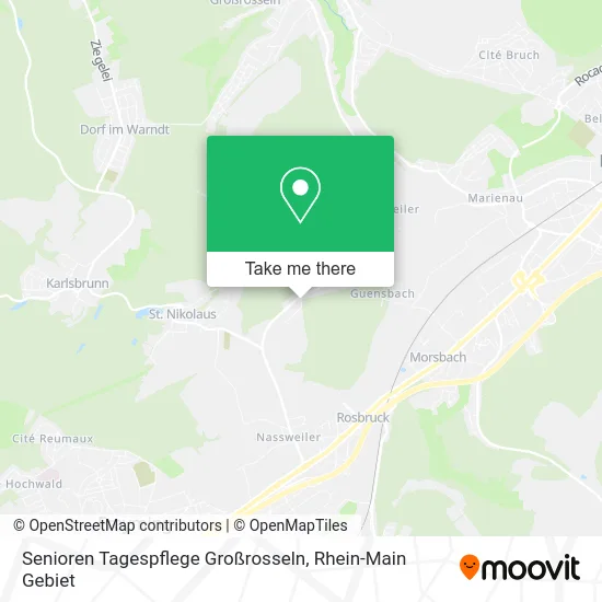 Карта Senioren Tagespflege Großrosseln