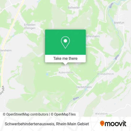 Карта Schwerbehindertenausweis