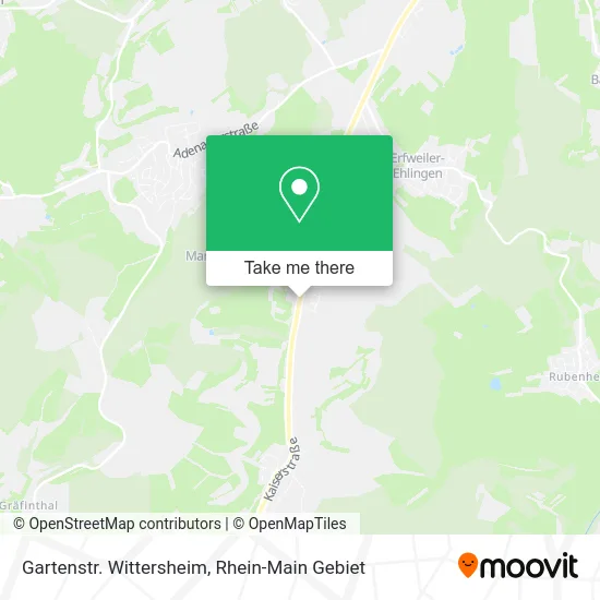 Карта Gartenstr. Wittersheim
