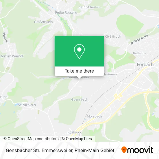 Карта Gensbacher Str. Emmersweiler