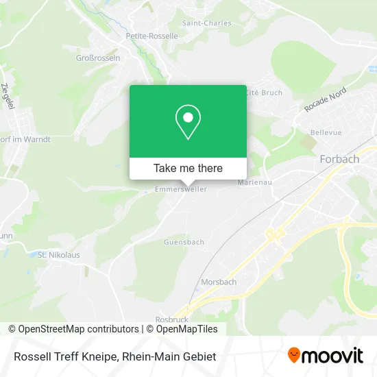 Карта Rossell Treff Kneipe