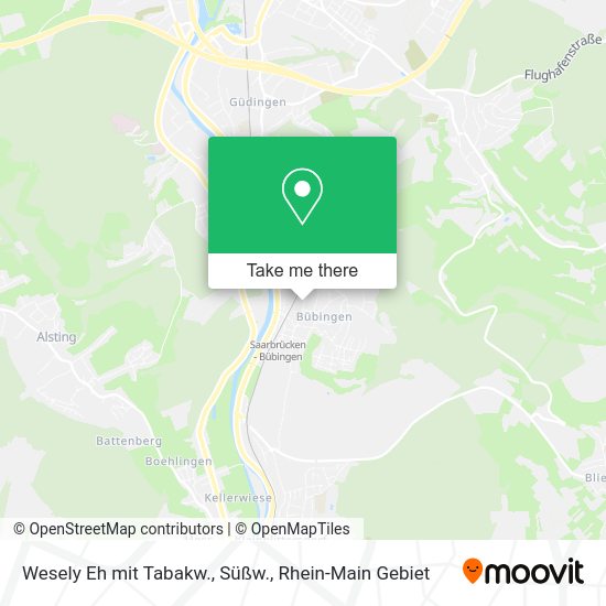 Карта Wesely Eh mit Tabakw., Süßw.