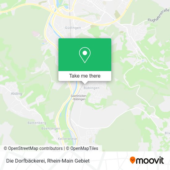Карта Die Dorfbäckerei