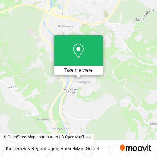 Карта Kinderhaus Regenbogen