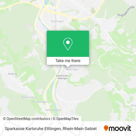 Карта Sparkasse Karlsruhe Ettlingen