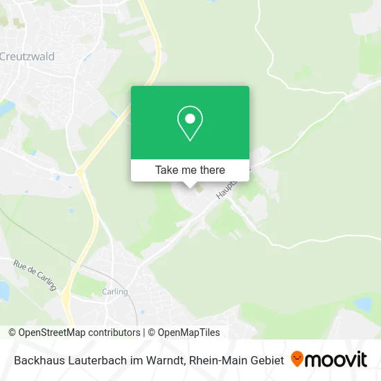Карта Backhaus Lauterbach im Warndt