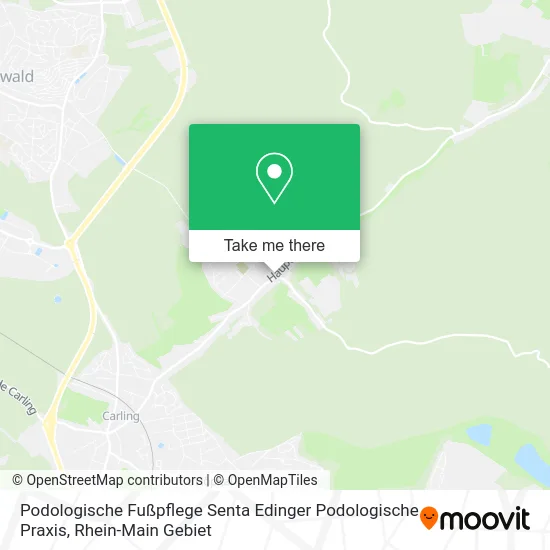 Карта Podologische Fußpflege Senta Edinger Podologische Praxis