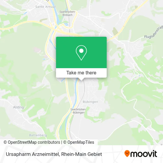 Карта Ursapharm Arzneimittel