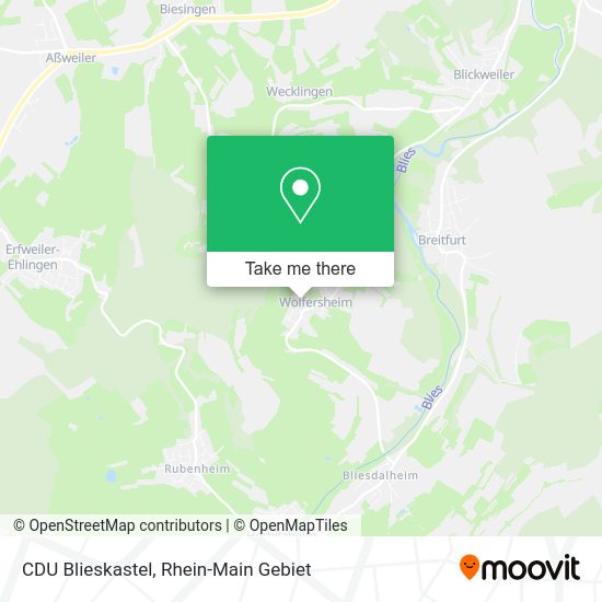 Карта CDU Blieskastel