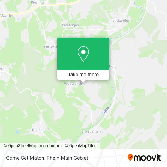 Карта Game Set Match