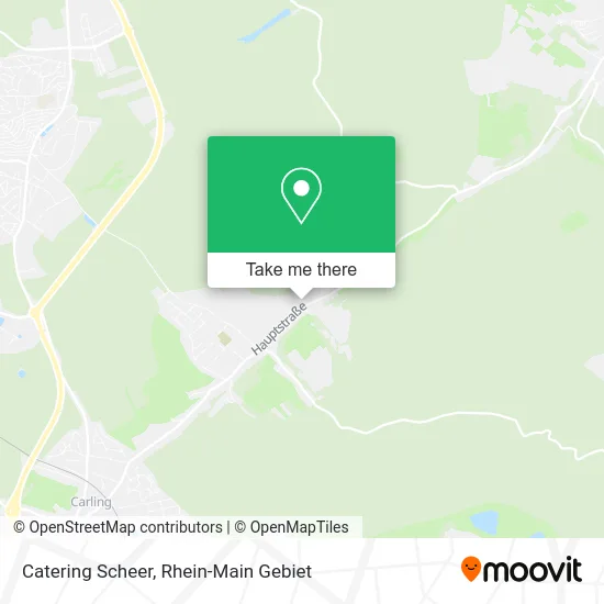 Карта Catering Scheer