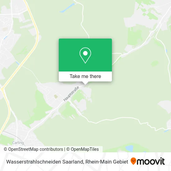 Карта Wasserstrahlschneiden Saarland