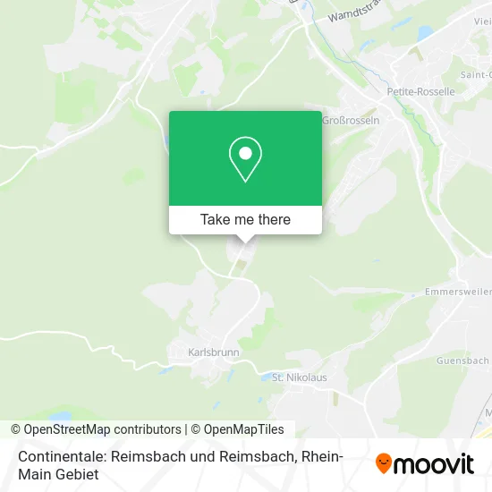 Карта Continentale: Reimsbach und Reimsbach