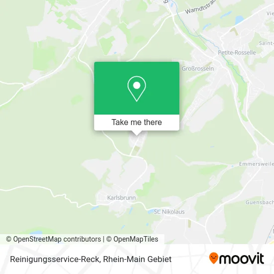 Карта Reinigungsservice-Reck