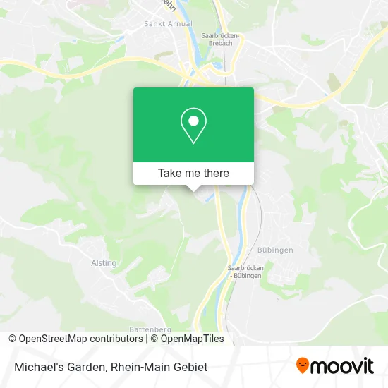 Michael's Garden map