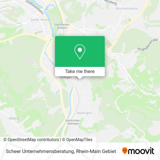 Карта Scheer Unternehmensberatung
