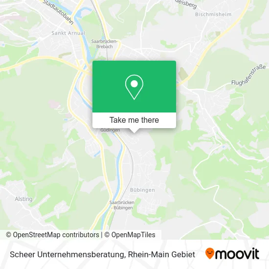 Карта Scheer Unternehmensberatung