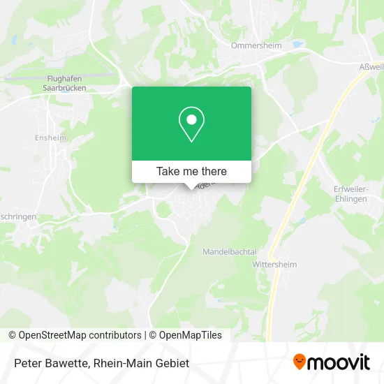 Карта Peter Bawette