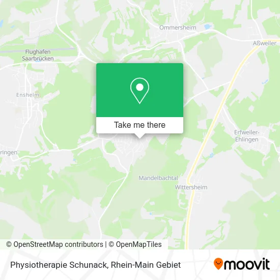 Карта Physiotherapie Schunack