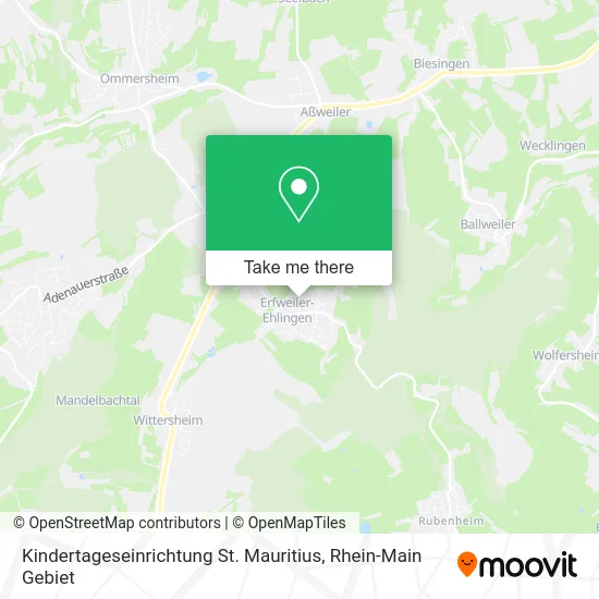 Карта Kindertageseinrichtung St. Mauritius