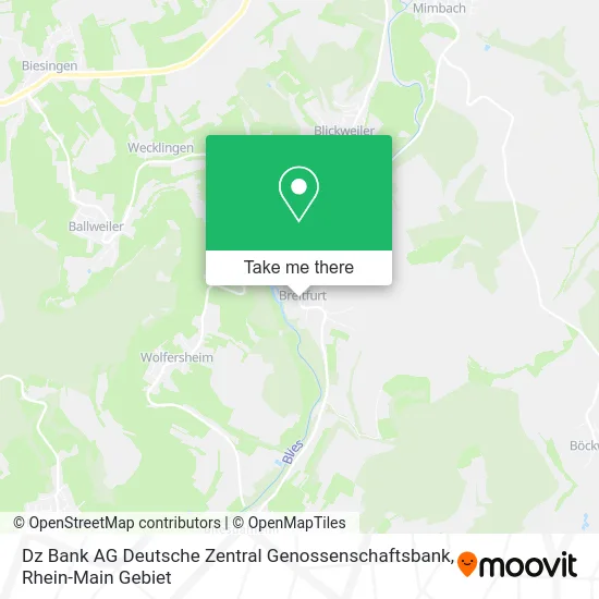 Карта Dz Bank AG Deutsche Zentral Genossenschaftsbank