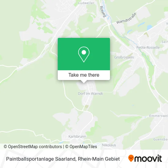 Карта Paintballsportanlage Saarland