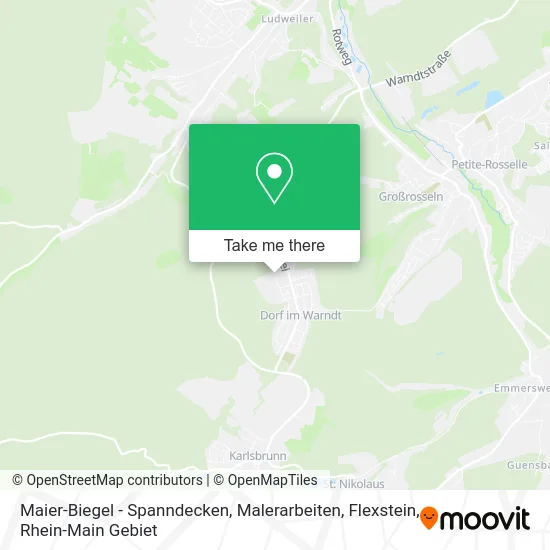 Карта Maier-Biegel - Spanndecken, Malerarbeiten, Flexstein