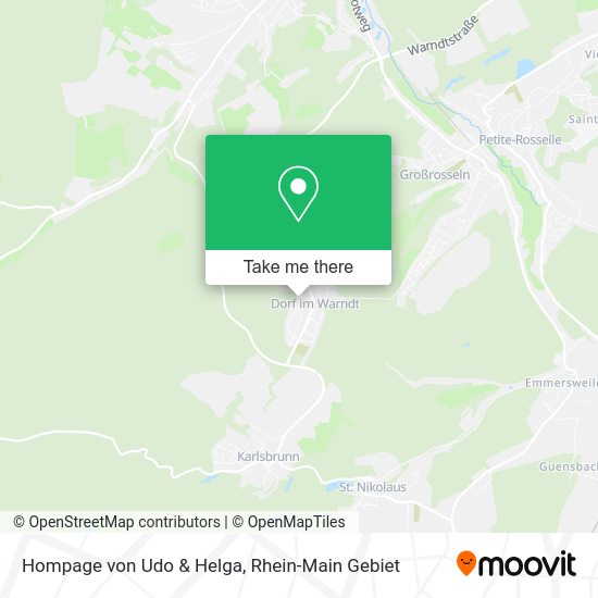 Карта Hompage von Udo & Helga