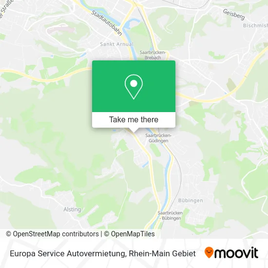 Карта Europa Service Autovermietung