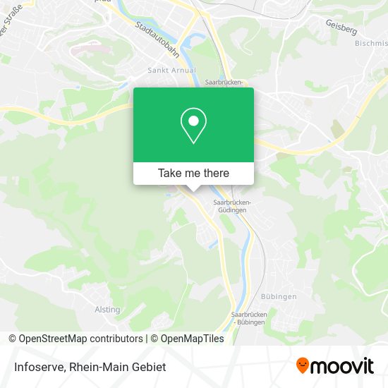 Карта Infoserve