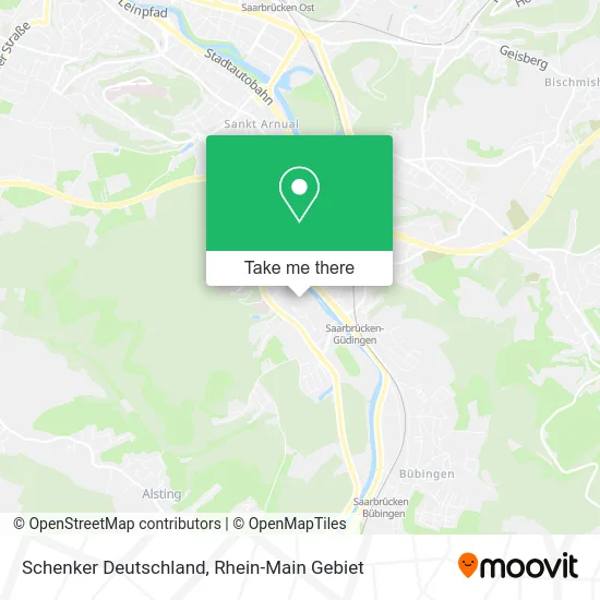 Schenker Deutschland map