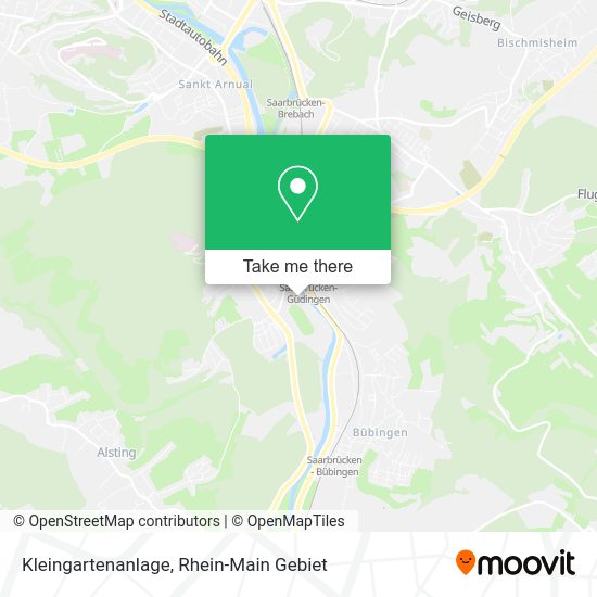 Карта Kleingartenanlage
