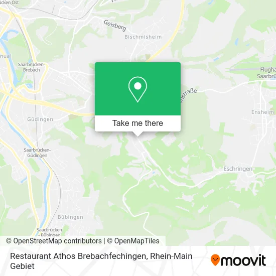 Карта Restaurant Athos Brebachfechingen