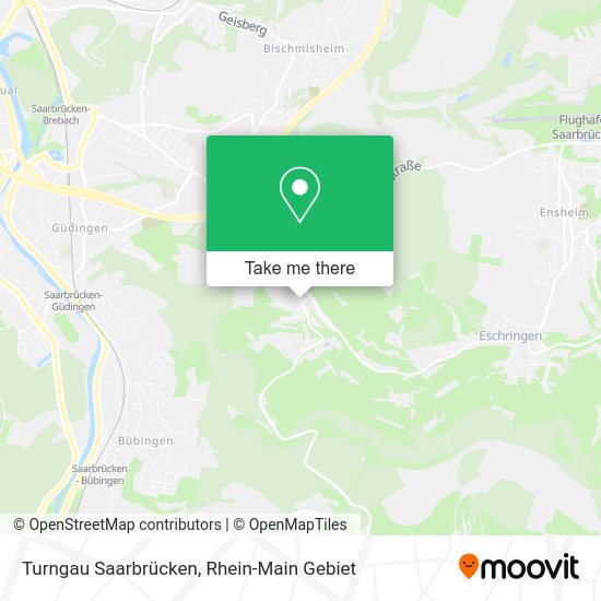 Карта Turngau Saarbrücken