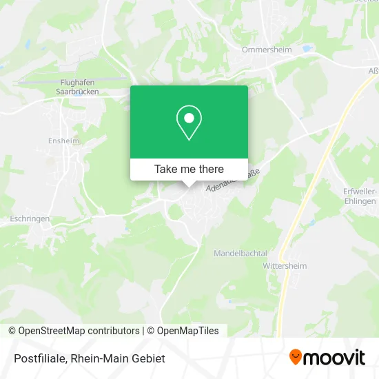 Карта Postfiliale