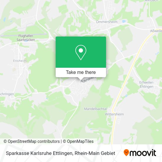 Карта Sparkasse Karlsruhe Ettlingen