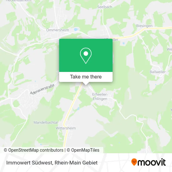 Карта Immowert Südwest