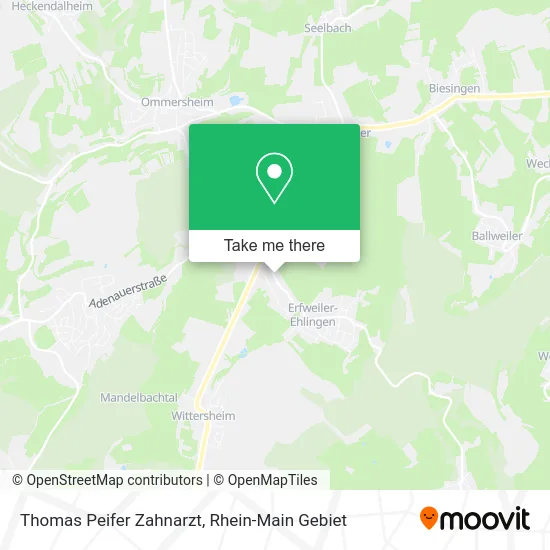 Карта Thomas Peifer Zahnarzt