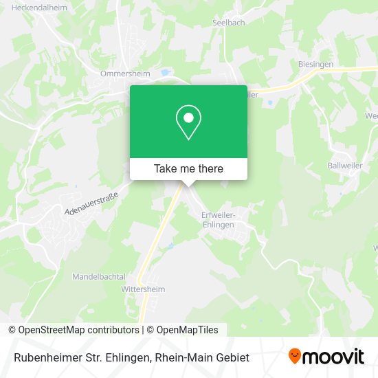 Карта Rubenheimer Str. Ehlingen