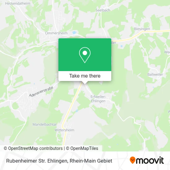 Карта Rubenheimer Str. Ehlingen