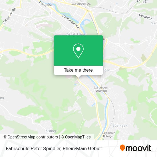 Карта Fahrschule Peter Spindler