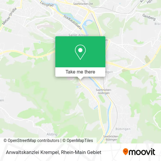 Карта Anwaltskanzlei Krempel