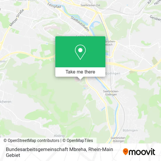Карта Bundesarbeitsgemeinschaft Mbreha